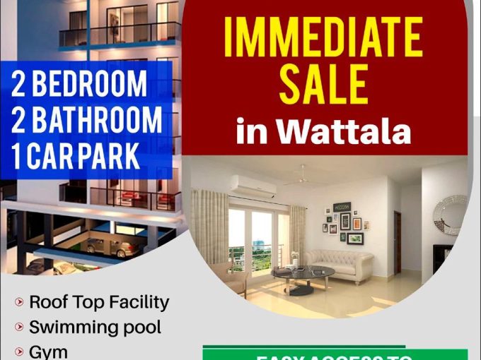 2 Bed room apartment unit for Sale – Wattala